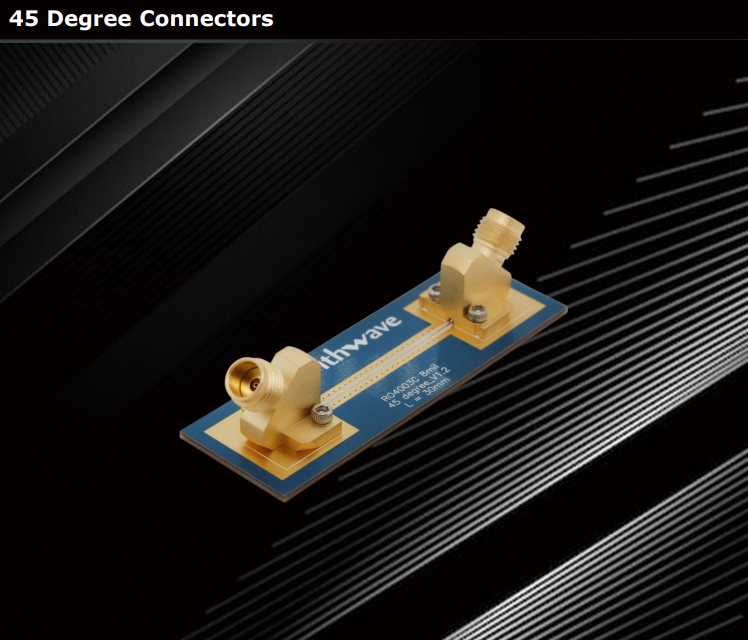 Wave Connector 45 Degree Connectors - With-wave