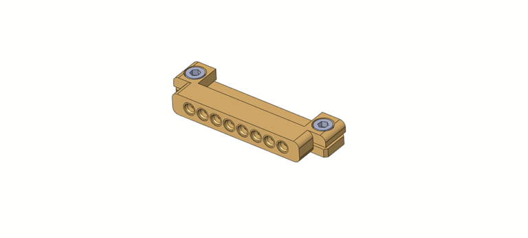 SMPS 1 X 8 CH, 2.54mm Pitch, No Screwed, Edge Mount - With-wave